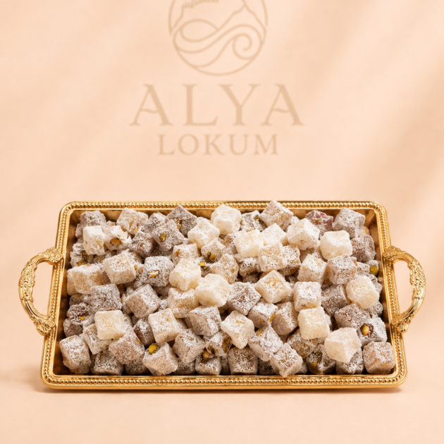 Alya Antep Fıstıklı Çifte Kavrulmuş Lokum 1000 gr.