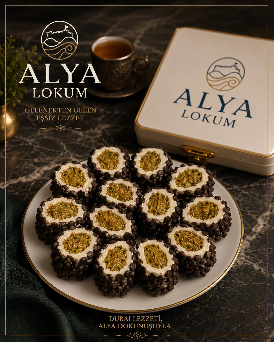 Alya Dubai Çikolatalı Lokum 1000gr